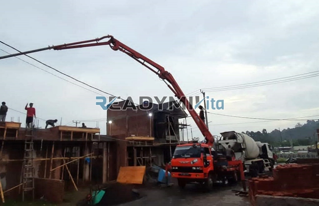 Jasa Sewa Concrete Pump di Semplak Bogor Harian